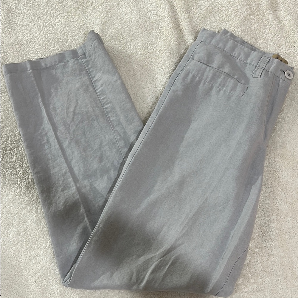 100% linen trousers, Wide leg/beach pant